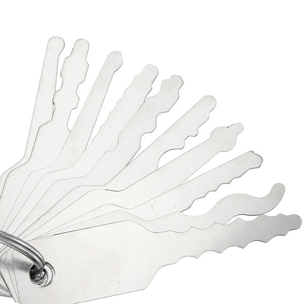 DANIU 12 in1 Double Sided Car Padlock Key Lock Opener Tools Lock Pick Tools for Locksmith