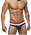 Addicted 9 Colors Sex Gay Mens Swimwear Men Elastic Swimsuit Man Quick Dry Swimming Trunks