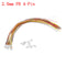 Excellway 10 Sets Mini JST 2.0mm PH 4Pin 26AWG Male Female Connector Plug Wire Cables 300mm