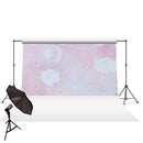 150*210cm Moon and Stars Photography Background Cloth Photo Studio Thin Vinyl Backdrop