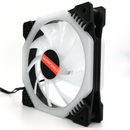 Coolmoon 4PCS 12cm Multilayer Backlit RGB CPU Cooling Fan PC Heatsink with the RF Wireless Remote Control