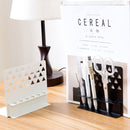 Metal Iron Bookends With Pen Holder Office School Desktop Bookshelf For Book Pen Storage