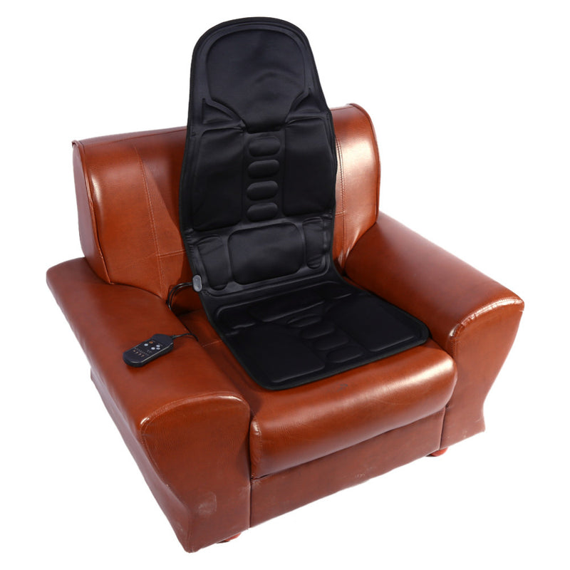 Electric Back Neck Massage Chair Seat Auto Car Home Office Full-Body Lumbar Chair Massage