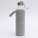 550ml BPA Free Glass Juice Tea Water Bottle Cup Mug with Stainless Steel Filter Infuser & Protective Bag