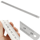 50CM Stainless Steel Double Side Scale Straight Ruler Measure Tool
