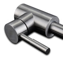 KCASA KC-303 Stainless Kitchen Sink Faucet Single Handle Rotation Spout Deck Cold and Hot Water