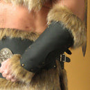 Leather Adjustable Arm Support Tactical Hand Armour Hunting Bracers