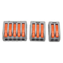 Excellway 60Pc 2/3/5 Hole Electrical Connectors Wire Block Electrical Wire Connector Terminal