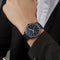 TEVISE 9008G Business Style Automatic Mechanical Watch Full Steel Luminous Display Men Watch