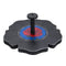 Solar Powered Floating Bird Bath Water Panel Fountain Pump Garden Pond Pool