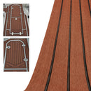 2400x450x6mm Brown EVA Foam Boat Flooring Mat Teak Decking Yacht Sheet 94x18 Inch Faux Teak