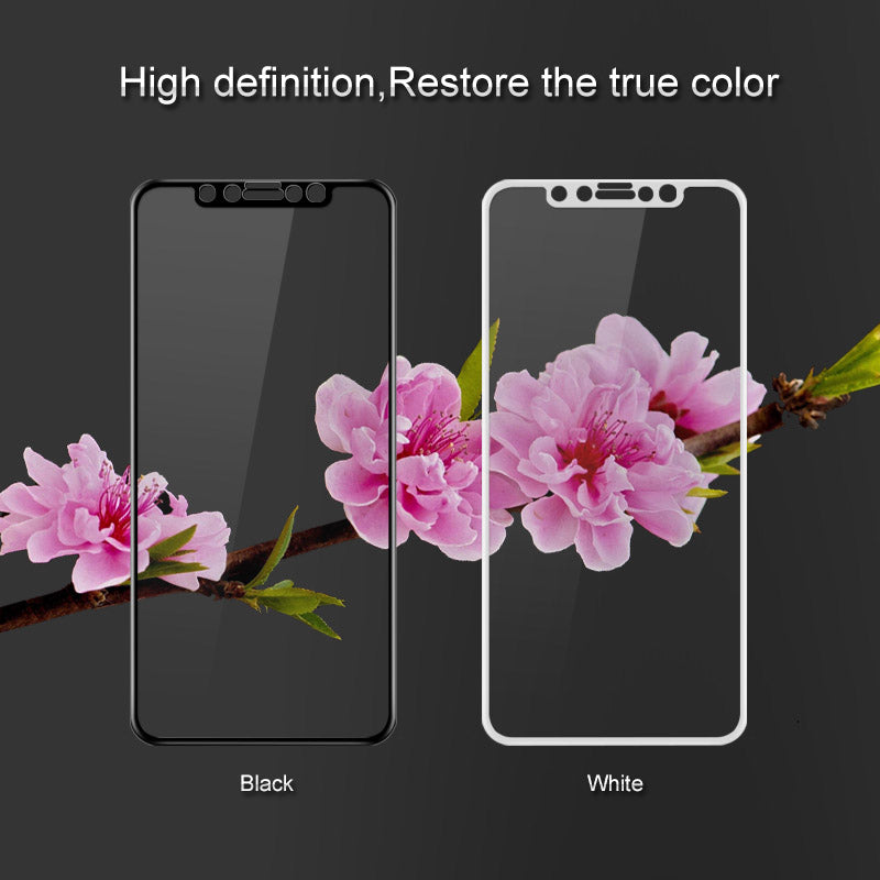 5 Packs Bakeey Silkscreen Automatic Adsorption Tempered Glass Screen Protector For iPhone XS/X