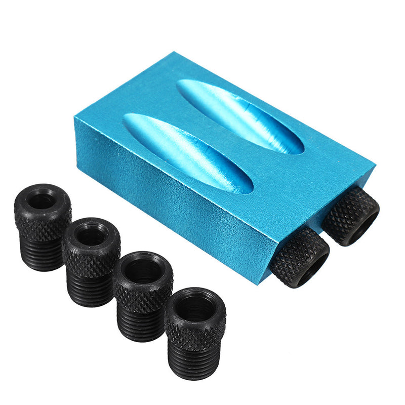 34pcs Pocket Hole Jig Step Drill Kit Woodworking Carpentry Woodworking Tool