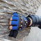 FAITH PRO Hunting Sports Tactical Half Finger Leather Cooler Motorcycle Bike Anti Skid Gloves