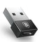 Baseus USB Male to Type C Female 2.4A Cable OTG U Disk Charger Adapter Plug Converter for Samsung S8