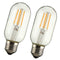 Dimmable E27 E26 T45 4W Warm White COB LED Filament Retro Edison LED Bulbs 110V / 220V