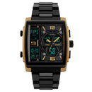 SKMEI 1274 Outdoor Sport Digital Watch PU Band 5ATM Waterproof Chronograph Men Wristwatch