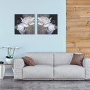 Miico Hand Painted Combination Decorative Paintings Petals Painting Wall Art For Home Decoration