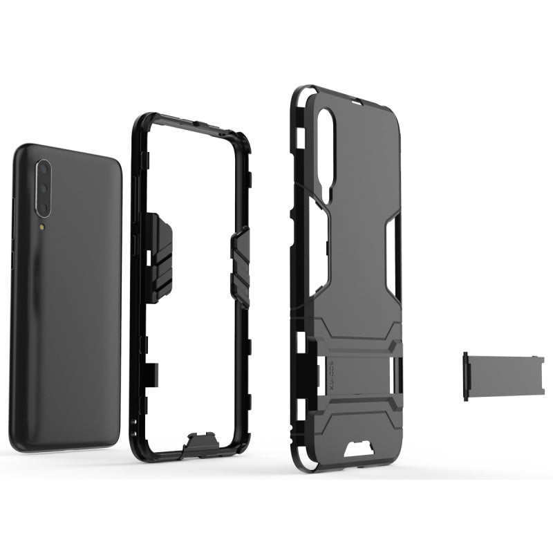 For Xiaomi Mi A3 / Xiaomi Mi CC9e Case Bakeey Armor Shockproof with Stand Holder Back Cover Protective Case