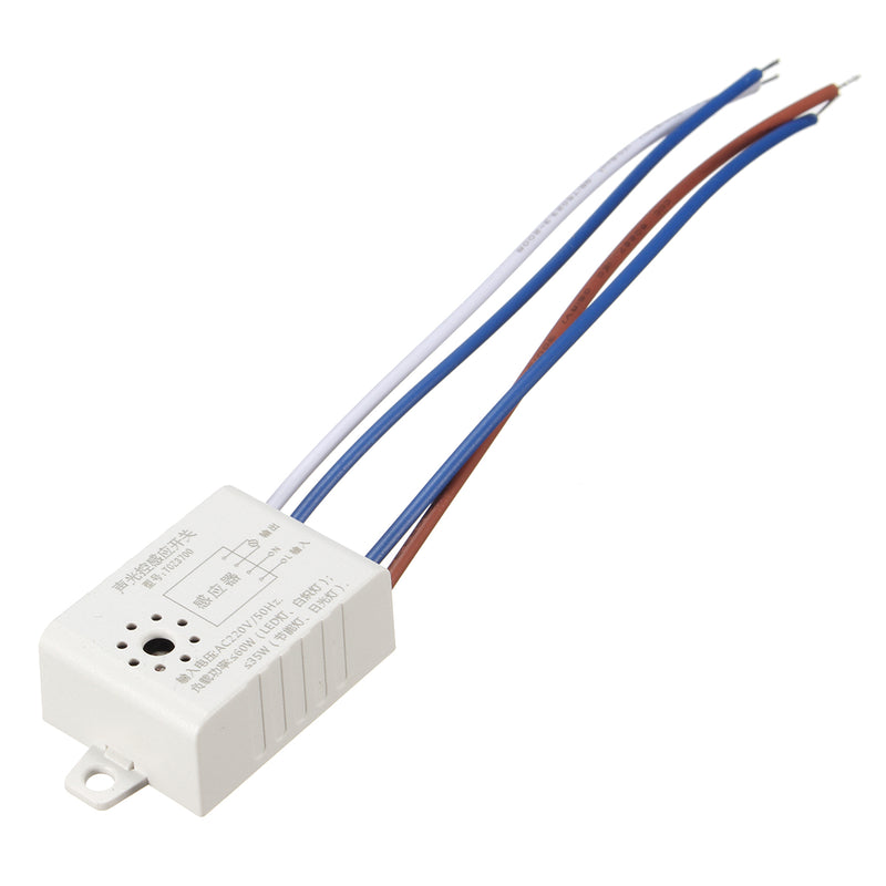 AC 220V 50Hz LED Sound Light Operated Switch Energy Sensor Voice Control Lamp Acoustic Sensor