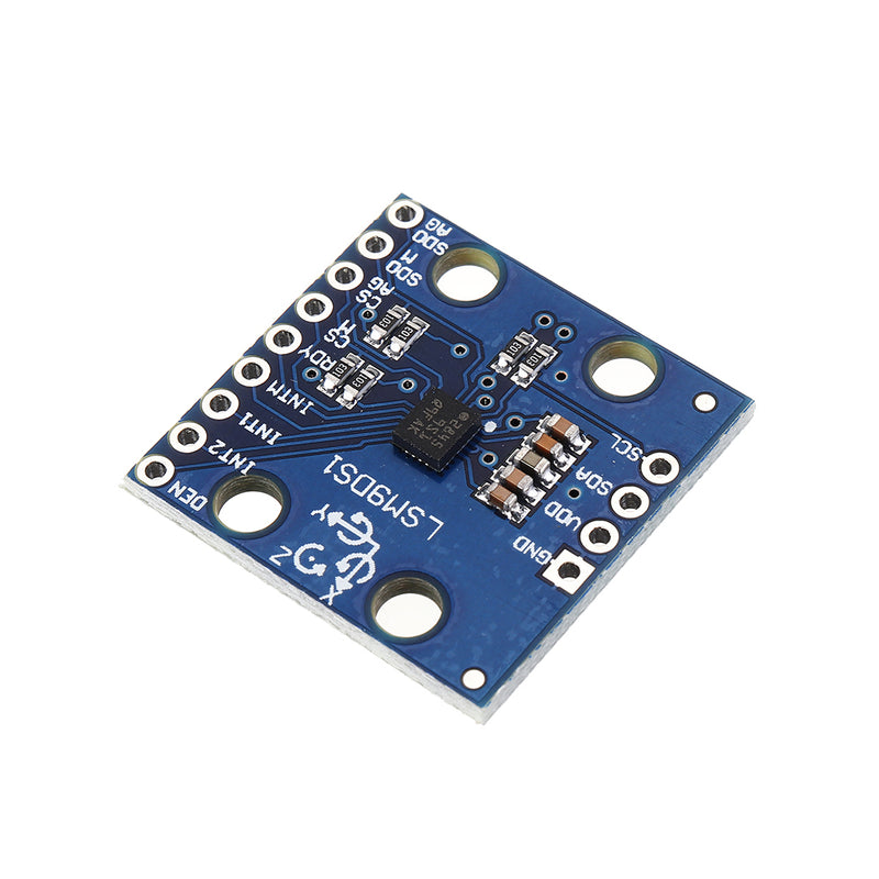 GY-LSM9DS 9 Axis Sensor Module Acceleration Gyro Magnetometer Inertial Measurement Accelerometer Unit IMU