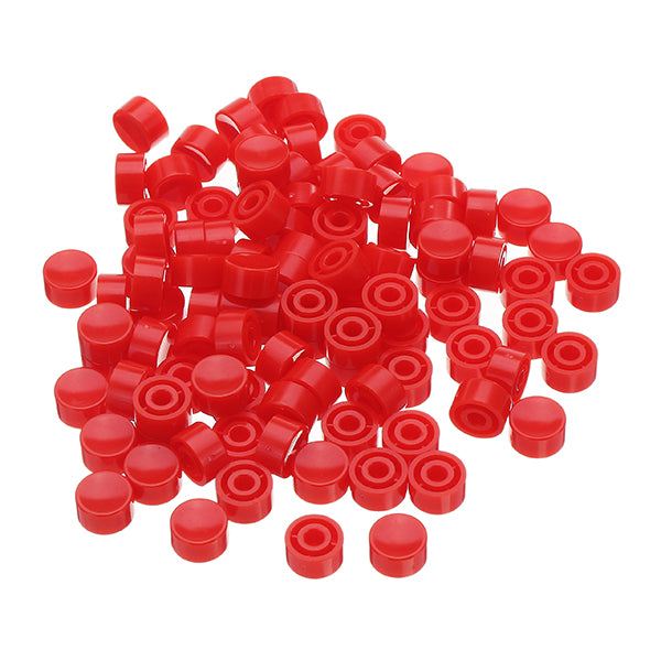 100 Pcs Micro Switch Tact Cap Slim Cap Tactile Push Button Switch Momentary Tact