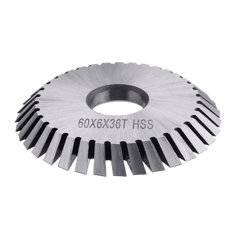60*6*36T HSS Cutting Saw Blade Single Face Toothed Circular Saw Blade Cutting Blade