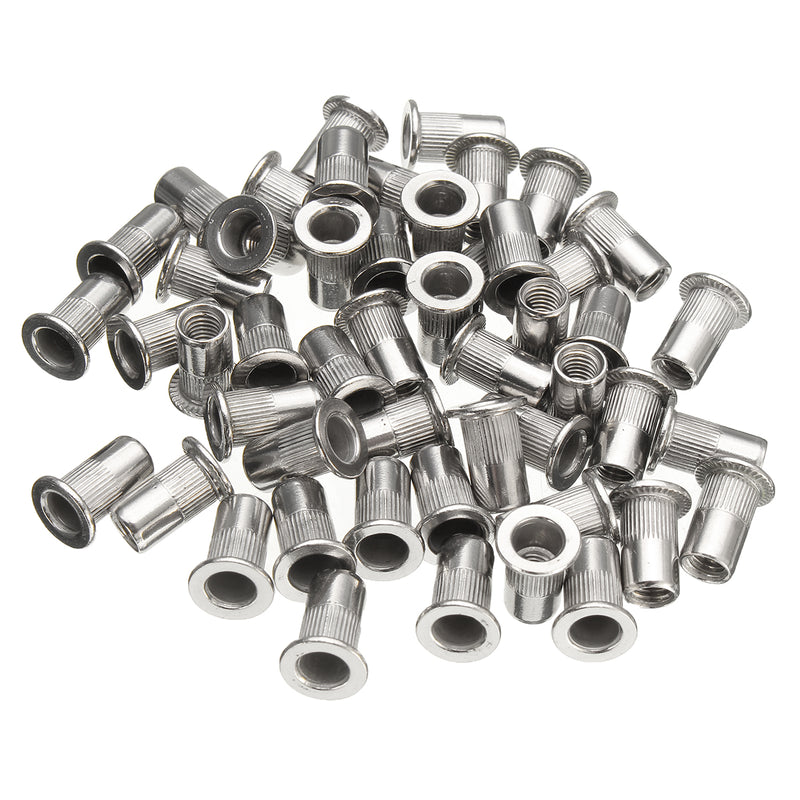 Suleve MXRN1 200Pcs Insert Rivet Nut 304 Stainless Steel Countersunk Head M3/M4/M5/M6