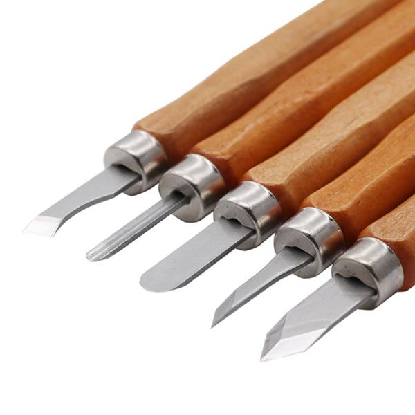 12pcs Carving Tools Hand Wood Carving Chisels Cutter for Wood Working DIY Tools