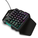 HXSJ V100 Single Hand Gaming Keyboard Controller for PUBG Mobile Video Game