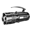 Warsun HD80S 4x XML2 Stepless Dimming Zoomable Flashlight 4 Color Light Fishing Hunting Flashlight Waterproof USB Rechargeable