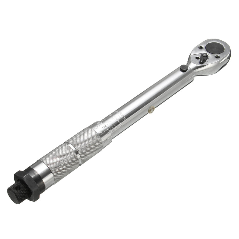 3/8inch Preset Adjustable Torque Wrench Molybdenum Steel Polished Chrome