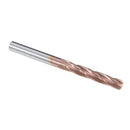 Drillpro 4 Flutes 3.5-6mm Milling Cutter HRC55 Tungsten Steel Carbide AlTiN Coating End Mill CNC Tool