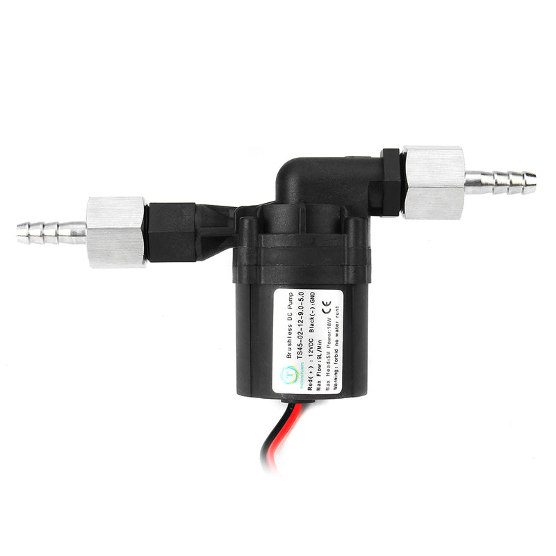 12V Solar Hot Water Circulation Pump Homebrew Beer Circulation Brushless Pumps Plastic W/ Connector