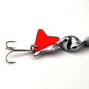 1PCS 10g 14g 21g 28g Metal Spiral Spinner Hard Baits Spoon Fishing Lure Treble Hook Spinner