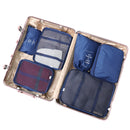 8PCS Folding Waterproof Travel Bag Clothes Pouch Luggage Bag Organizer Travel Bag