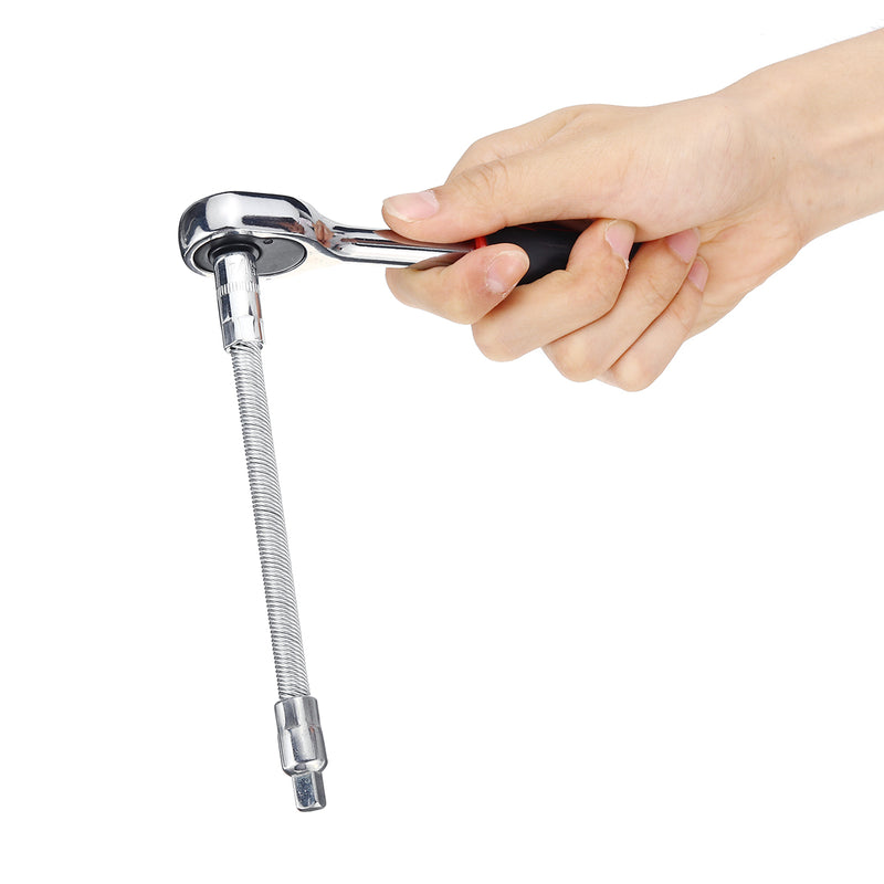 46Pcs 1/4inch Car Repair Socket Tools Set Spanner Ratchet Wrench Kit Hand Tools