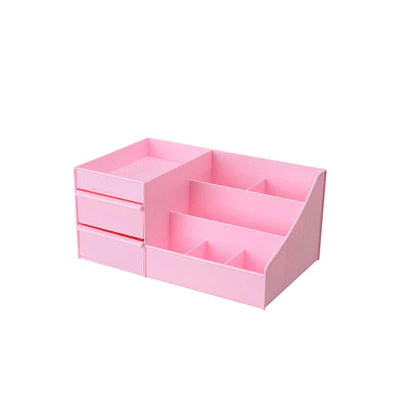 Cosmetic Storage Box Drawer Desktop Plastic Makeup Dressing Table Skin Care Rack House Organizer Container Mobile Phone Sundries