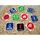 10pcs Ntag213 NFC Tag Card Stickers Label Rfid Tag Card Adhesive Key llaveros  Token Patrol