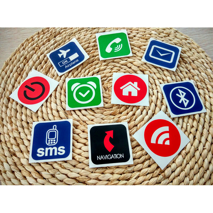 10pcs Ntag213 NFC Tag Card Stickers Label Rfid Tag Card Adhesive Key llaveros  Token Patrol