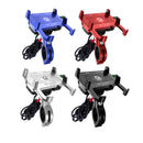 Bakeey Aluminum Alloy Motorcycle Handlebar QC 3.0 USB Fast Charging Phone Holder For 3.5-6.5 inch Smart Phone