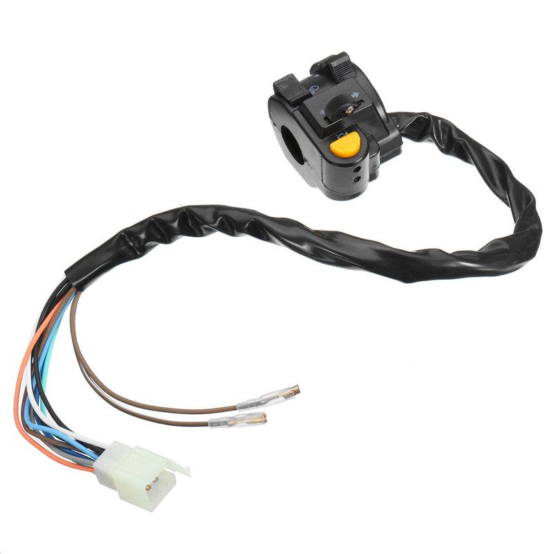 7/8inch 22mm Left Motorcycle Handlebar Horn Turn Signals Headlight Switch Control
