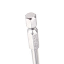 Drillpro 10Pcs 100mm 1/4 Inch Shank S2 Steel SAE Hex Head Allen Wrench Screwdriver Bit Drill Bit Set