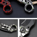 Xmund XD-FK4 180mm Stainless Steel Folding Knife Outdoor Survival Tools Kit Hiking Climbing Multifunctional Knife