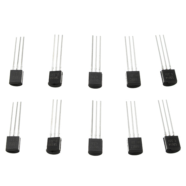 600pcs 10 Values Transistor Assortment Kit Box Pack 60pcs Each Value