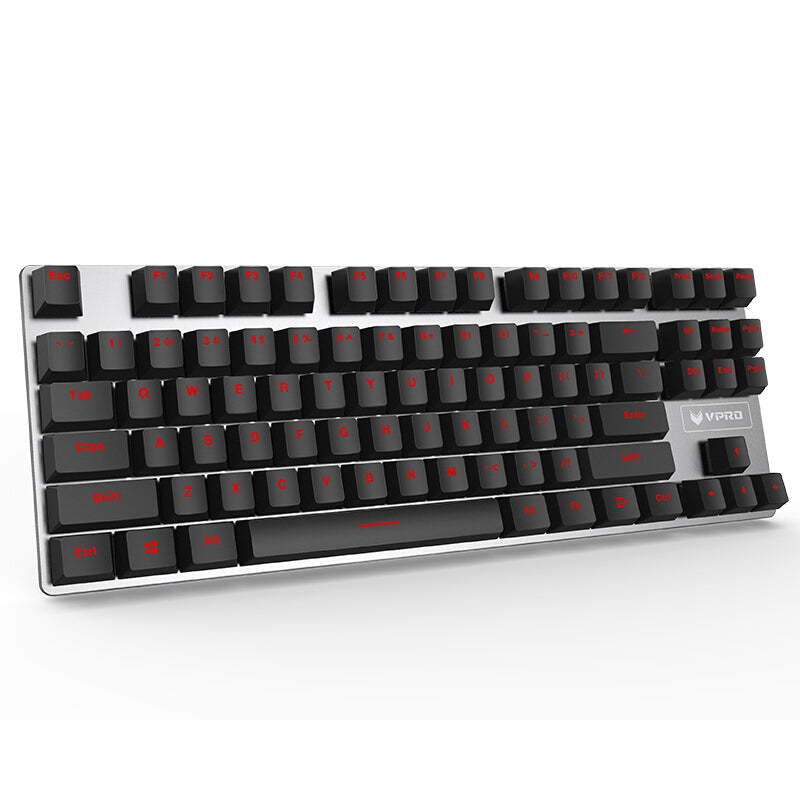 Original Rapoo V500 Alloy Version 87Keys 26 Key Rollover Mechanical Gaming Keyboard