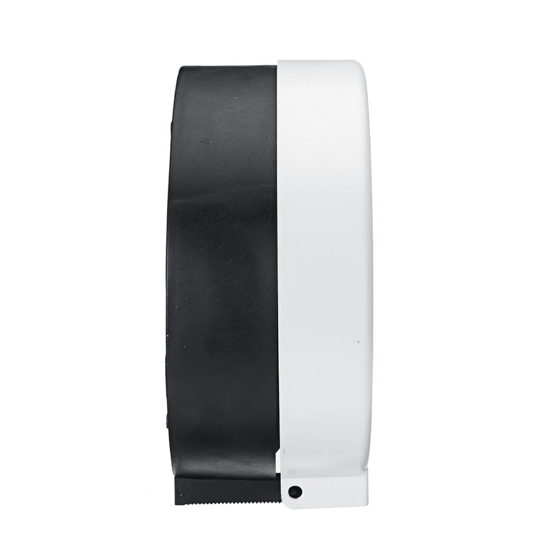 Black/White WALL MOUNTED Plastic Toilet Paper Shelf Holder Large Roll Lockable