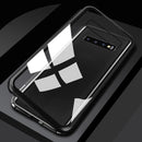 Bakeey Magnetic Adsorption Aluminum Alloy Tempered Glass Protective Case + 2 Packs Kisscase 10D Hydrogel Screen Protector For Samsung Galaxy S10 Plus