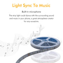 Bakeey5M 10M IP66 5050 RGB WiFi APP Smart LED Strip Light with IR Remote Controller Work With Alexa Google