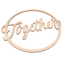 2Pcs Wedding Chair Signs Decorative Wooden Pendants Groom Bride Party Decorations